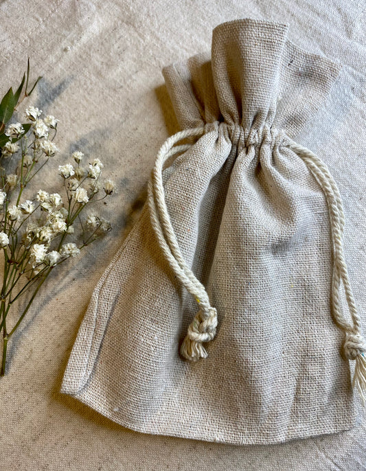 Kristallpåse i bomull