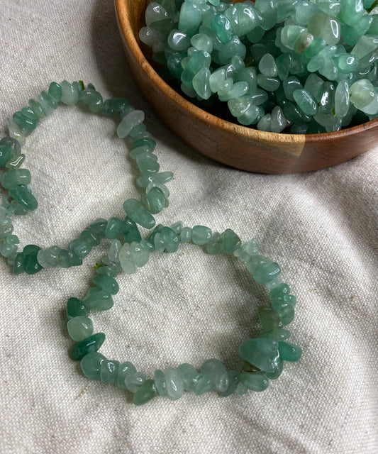 Grön aventurin armband