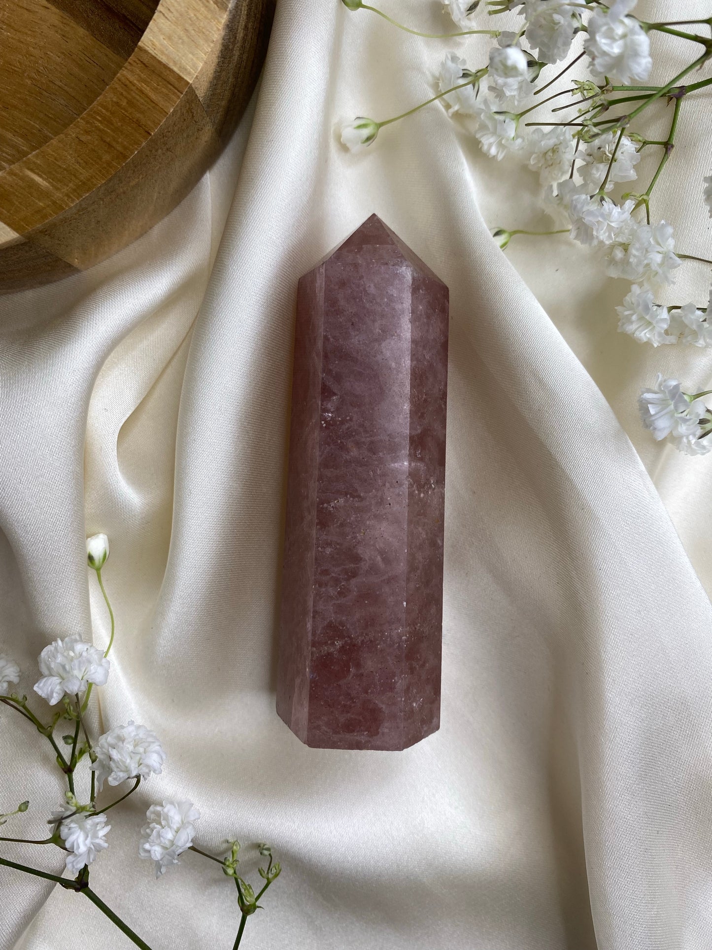 Jordgubbskvarts torn