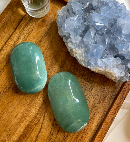 Grön aventurin handsten