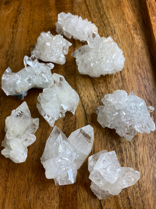 Mini apofyllit kluster