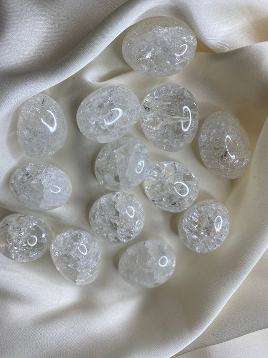 Krackelerad bergkristall