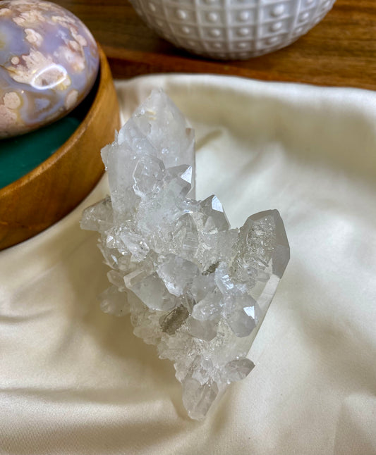 Bergkristall kluster